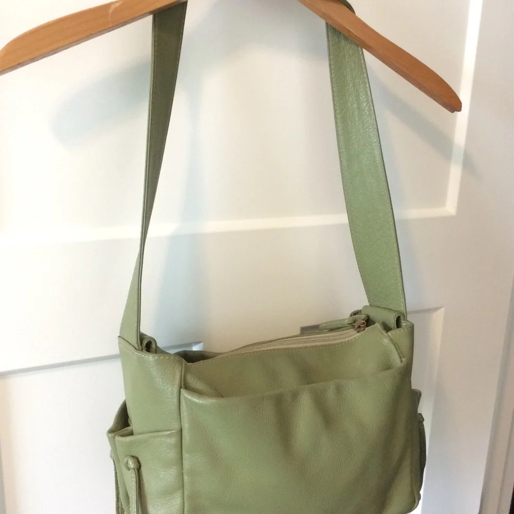 JP Ourse Open Trails Petite leather purse - Kiwi green - Picture 2 of 10